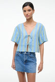 AVA LINEN TOP SEAPORT STRIPE