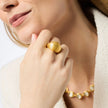 COBBLESTONE BOMBE RING SIZE 7