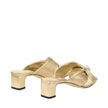 RAFI 45 METALLIC NAPPA LEATHER SANDALS