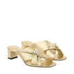 RAFI 45 METALLIC NAPPA LEATHER SANDALS