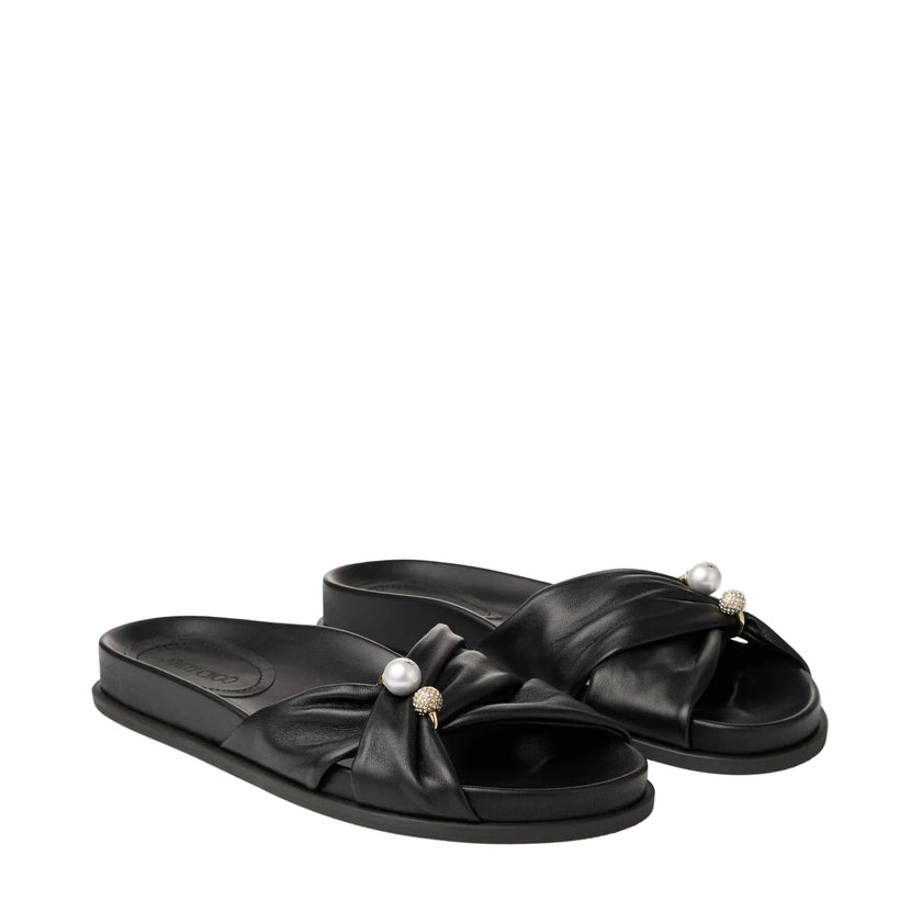 RAFI FLAT SOFT GLOVE LEATHER FLAT SANDALS