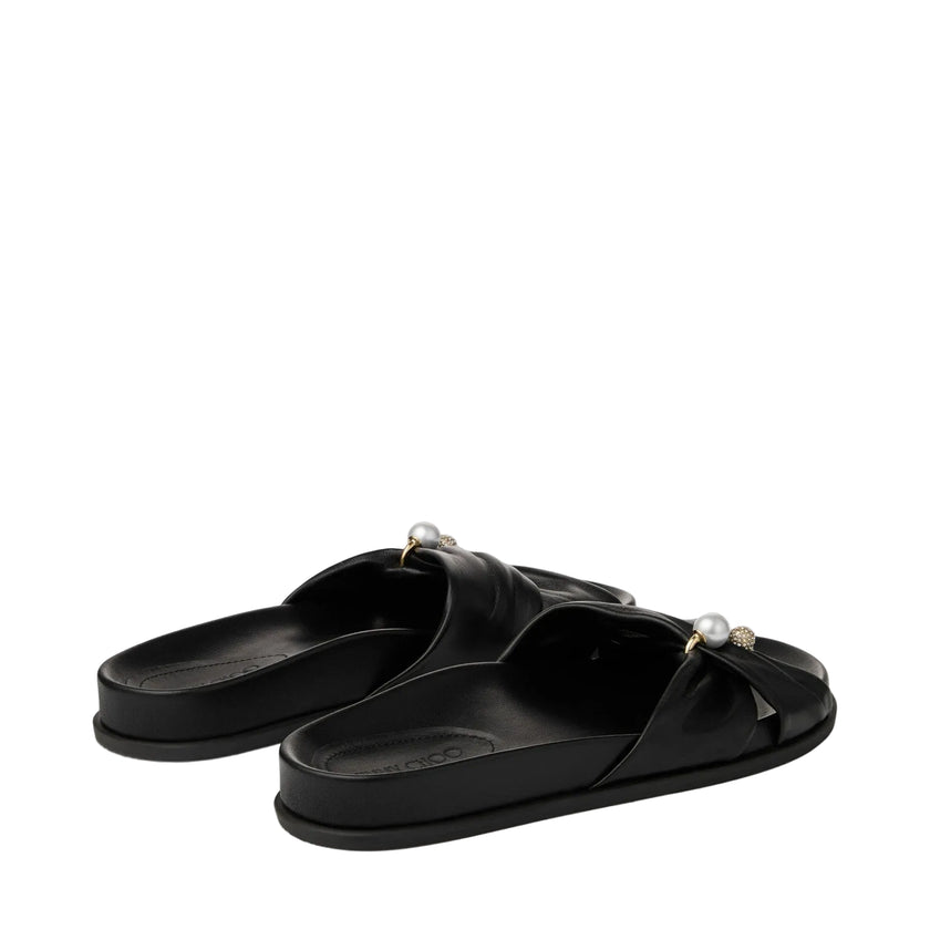 RAFI FLAT SOFT GLOVE LEATHER FLAT SANDALS