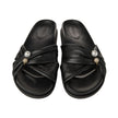 RAFI FLAT SOFT GLOVE LEATHER FLAT SANDALS