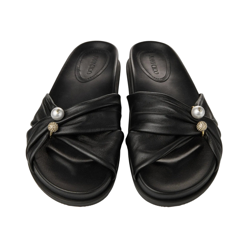 RAFI FLAT SOFT GLOVE LEATHER FLAT SANDALS