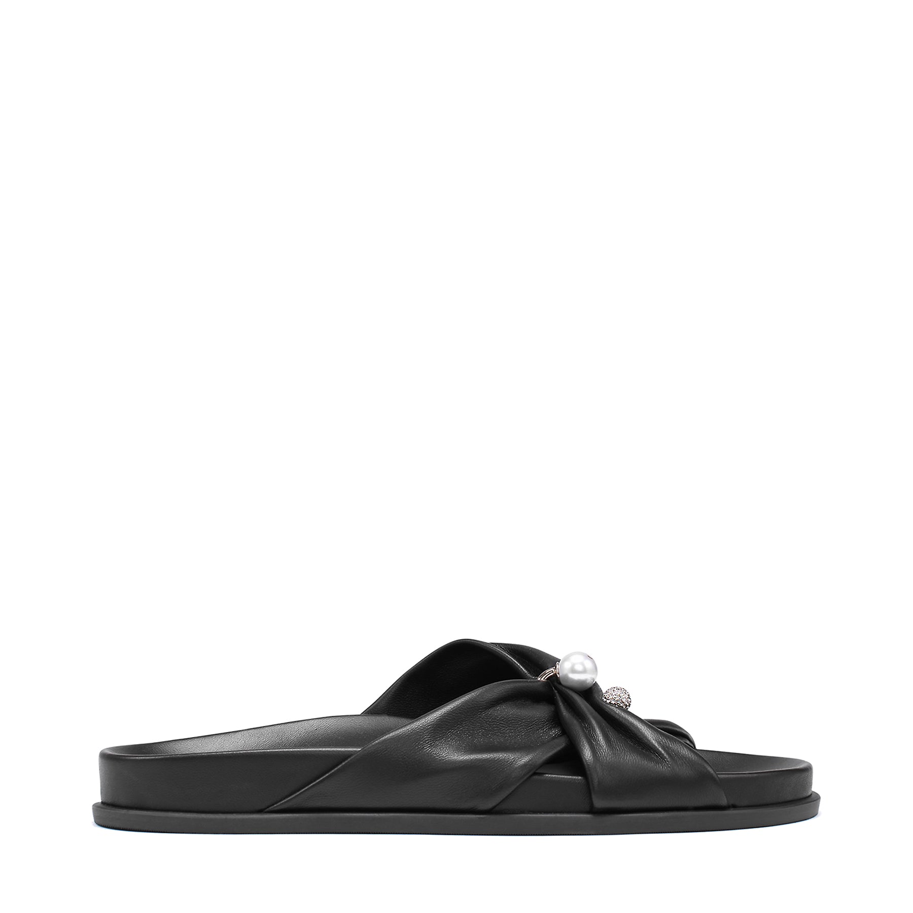 RAFI FLAT SOFT GLOVE LEATHER FLAT SANDALS