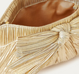 RAYNE PLEATED BOW CLUTCH