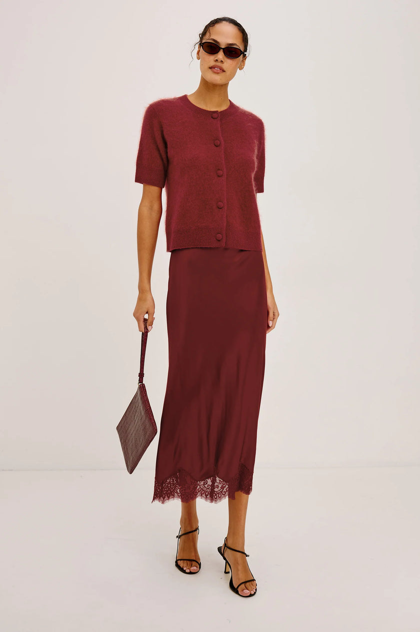ROMAN SWEATER IN CRIMSON
