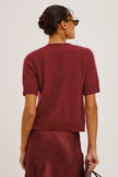ROMAN SWEATER IN CRIMSON