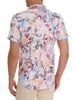 SPLASH OF COLOR SHORT SLEEVE BUTTON DOWN SHIRT