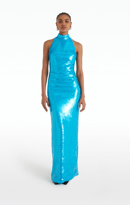 VIBA SEQUIN COLUMN GOWN