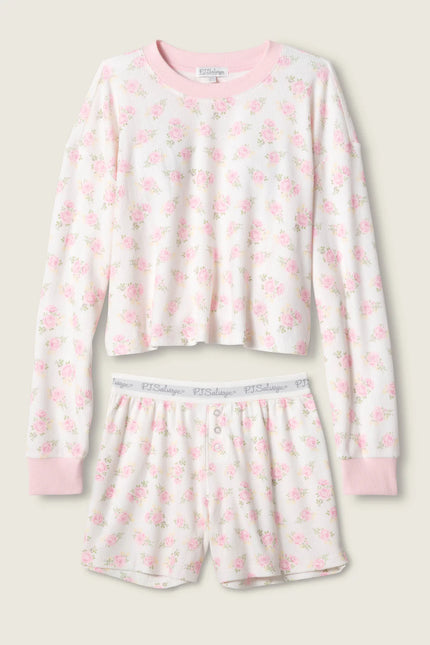 BOYFRIEND BOXER PRINT SHORTS SET