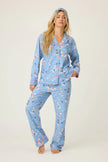 3 PIECE PRINTED FLANNEL PJ SET