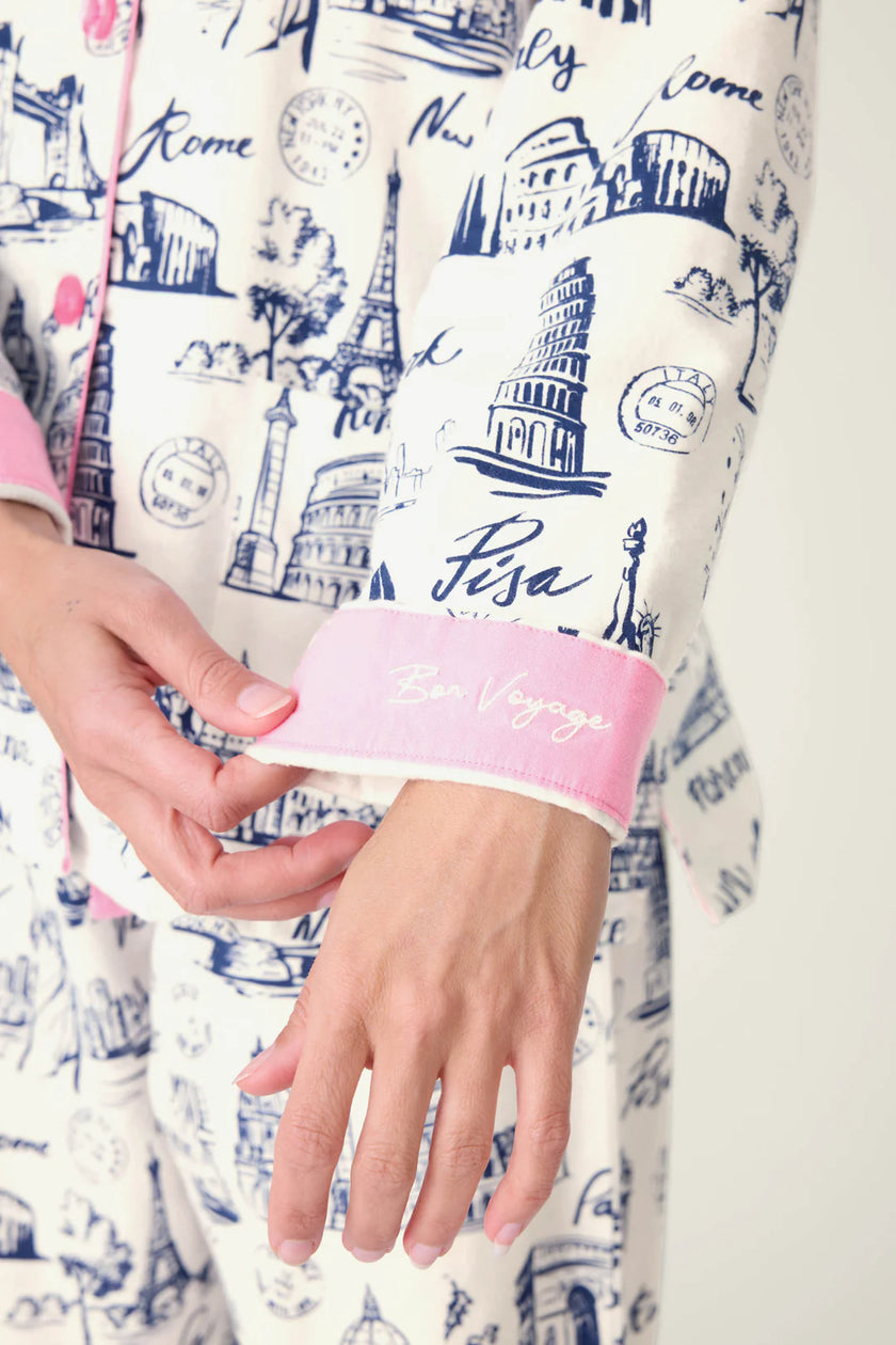 3 PIECE PRINTED FLANNEL PJ SET