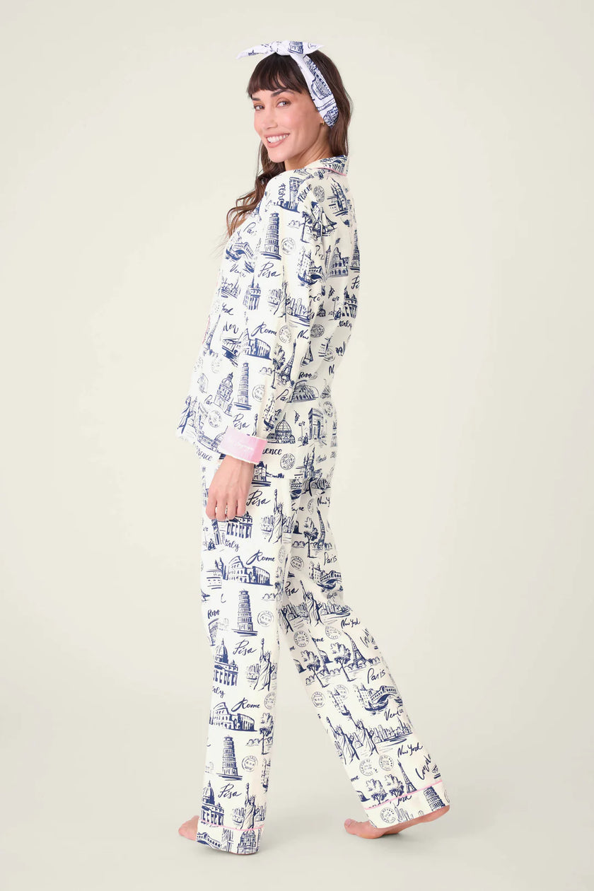 3 PIECE PRINTED FLANNEL PJ SET