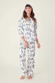 3 PIECE PRINTED FLANNEL PJ SET