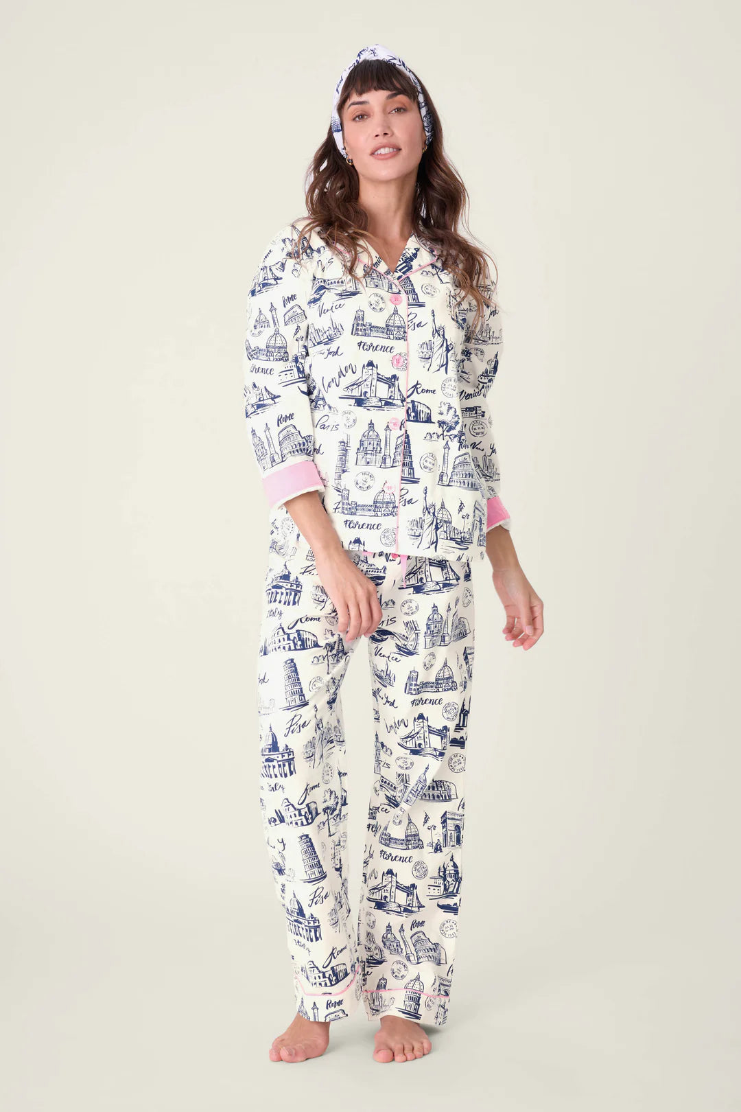 3 PIECE PRINTED FLANNEL PJ SET