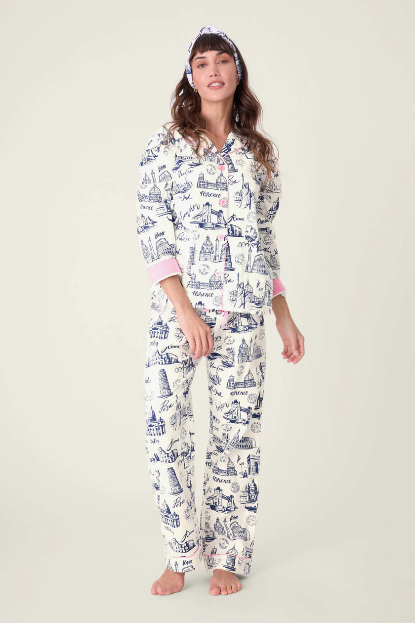 3 PIECE PRINTED FLANNEL PJ SET