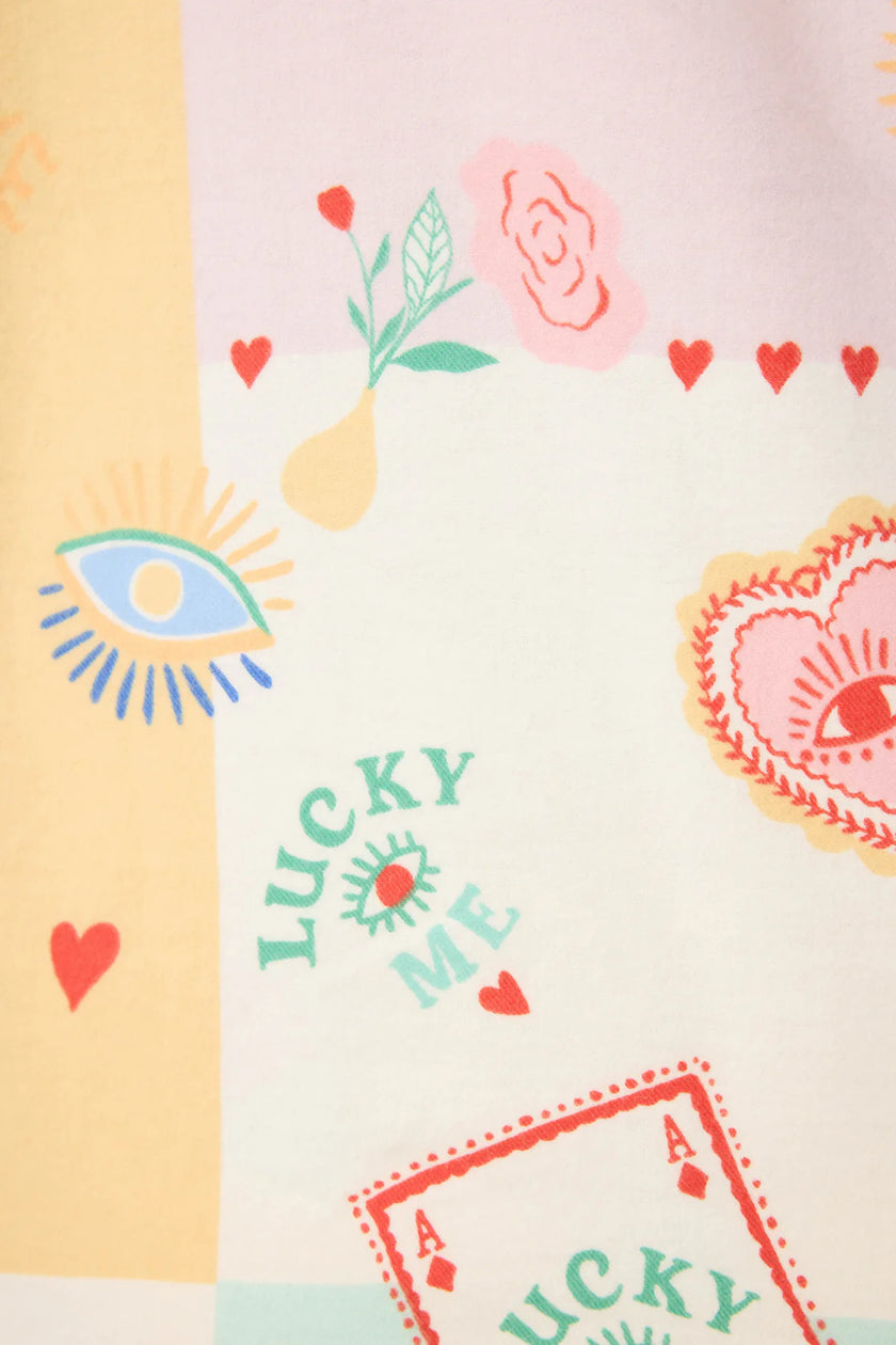 3 PIECE PRINTED FLANNEL PJ SET