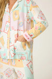 3 PIECE PRINTED FLANNEL PJ SET