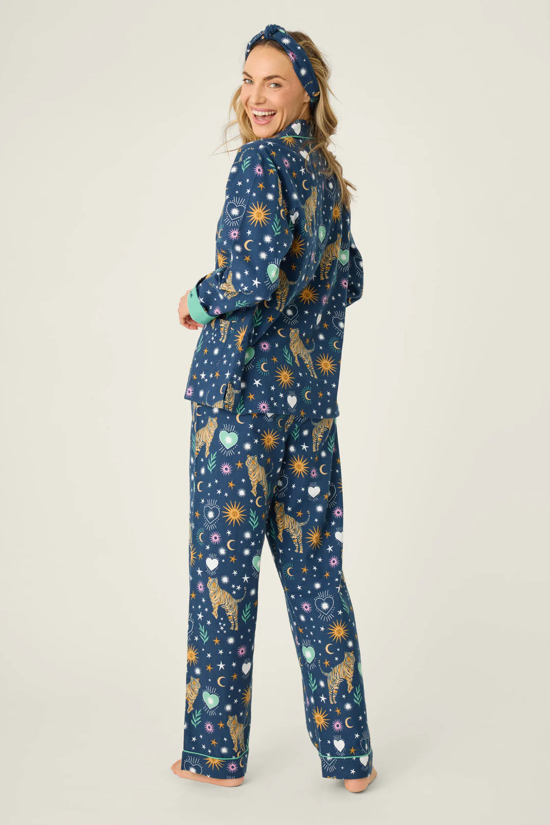 3 PIECE PRINTED FLANNEL PJ SET
