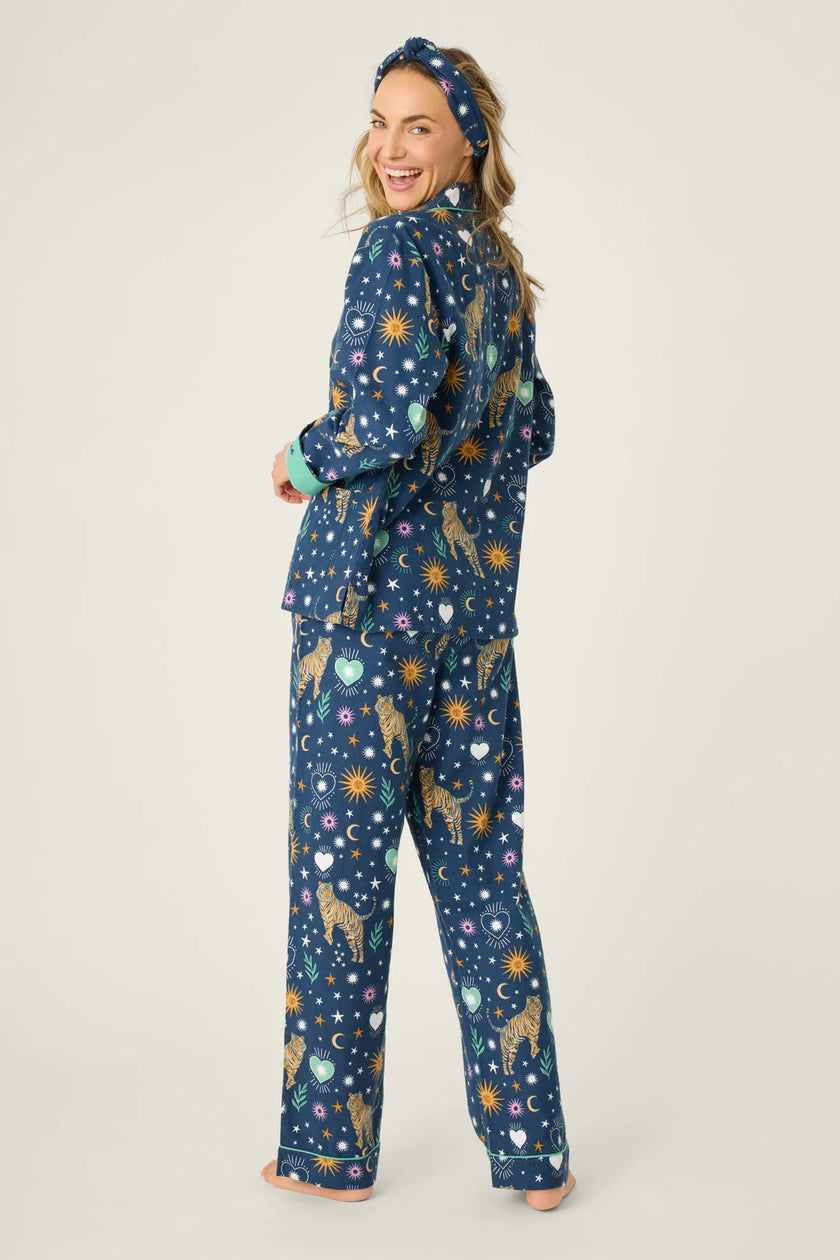 3 PIECE PRINTED FLANNEL PJ SET
