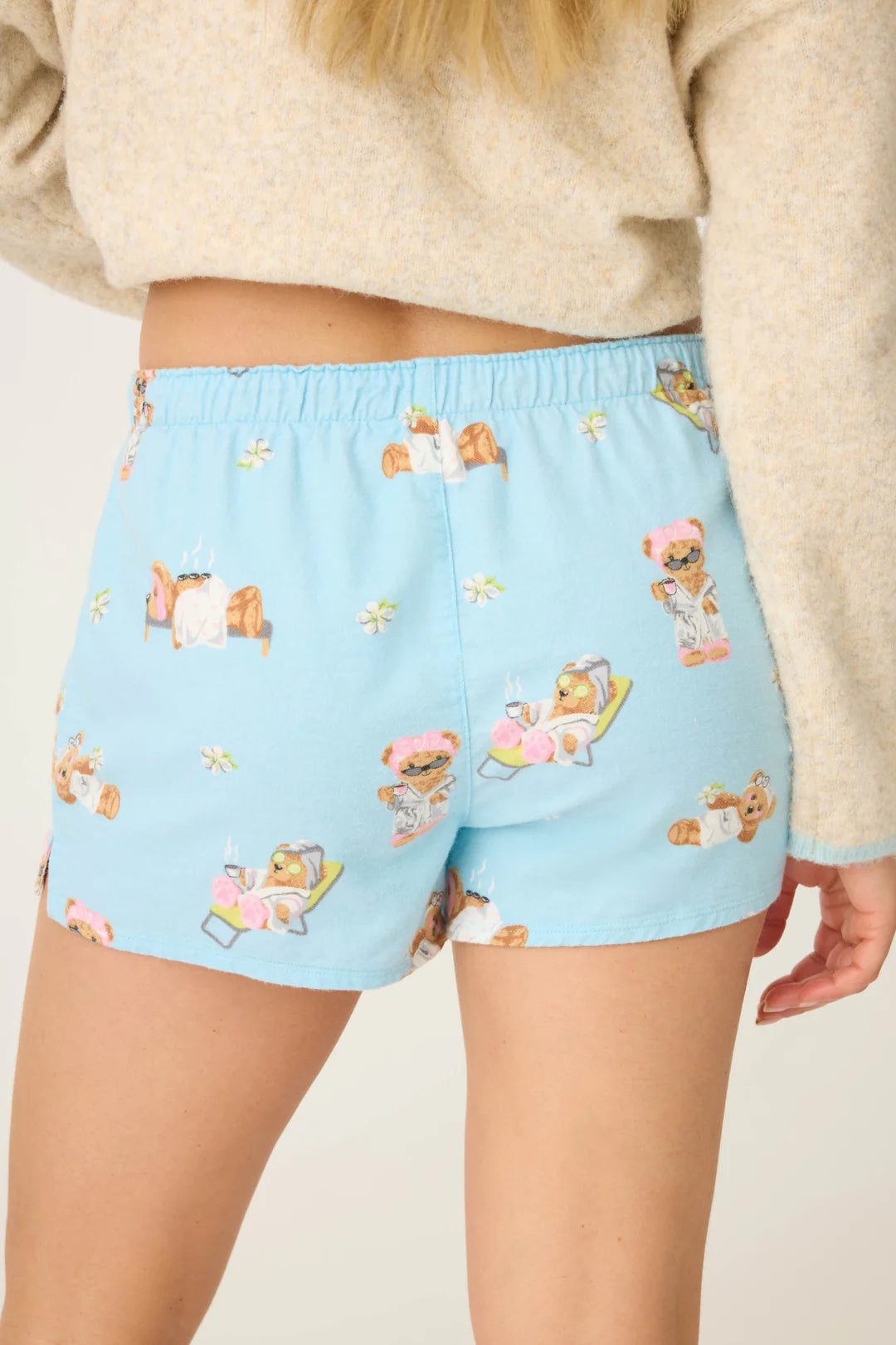 FLANNEL PRINTED SHORTS