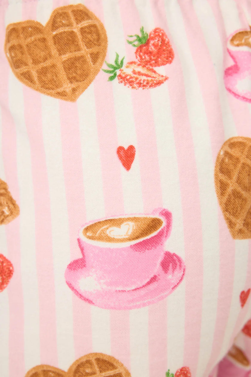 FLANNEL PRINTED SHORTS