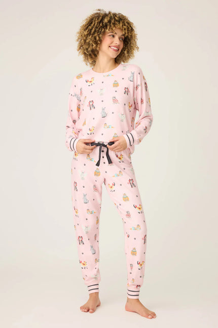 FELINE SPOOKY PJ SET