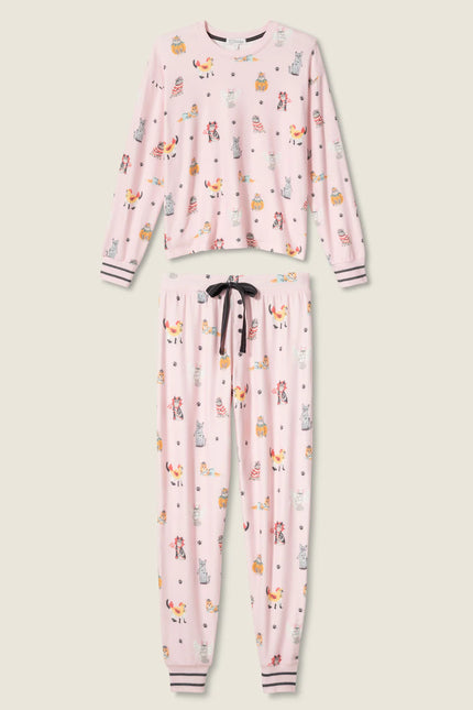 FELINE SPOOKY PJ SET