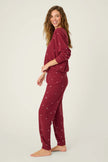 HOLD YOUR HORSES EMBROIDERED FLEECE LOUNG SET