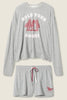 HOLD YOUR HORSES HORSE PRINT PJ SHORT SET