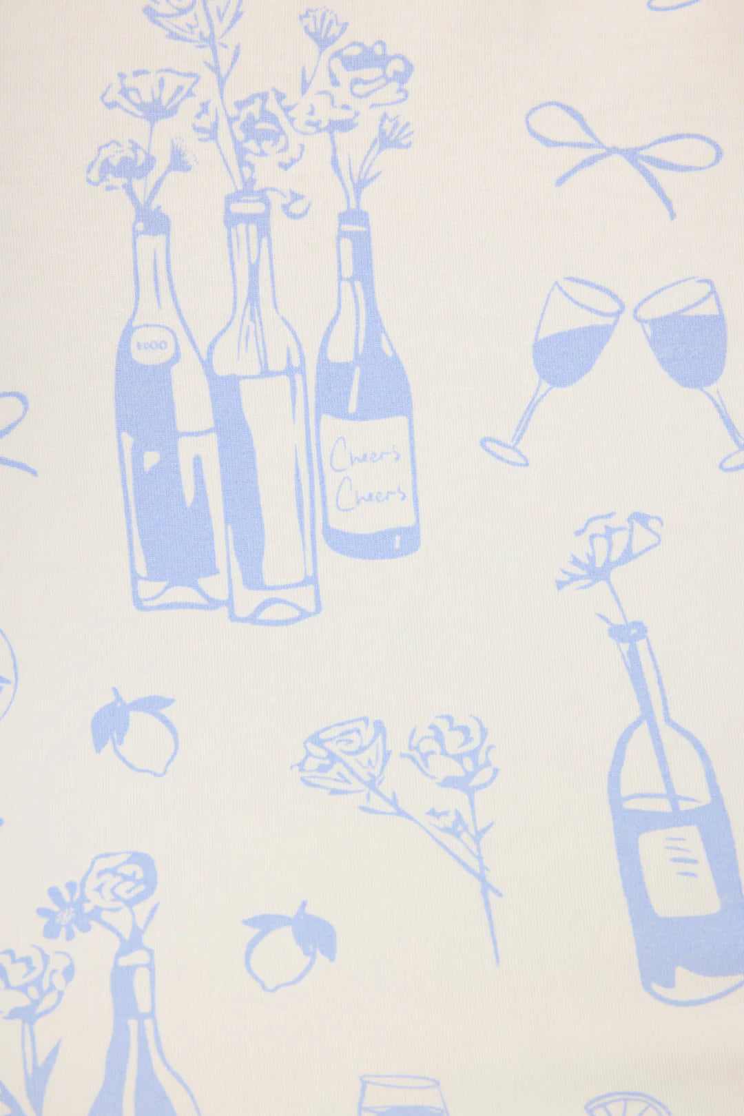 PARISIAN DREAMS LONG SLEEVE SHIRT AND SHORT SET