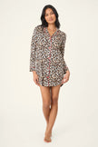 LEOPARD PRINT NIGHTSHIRT