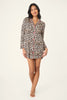 LEOPARD PRINT NIGHTSHIRT