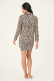 LEOPARD PRINT NIGHTSHIRT