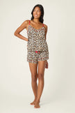 LEOPARD PRINT SHORTS SET