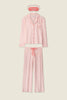 PALOMA MAMA SWEET STRIPES LONG 3 PIECE PJ SET