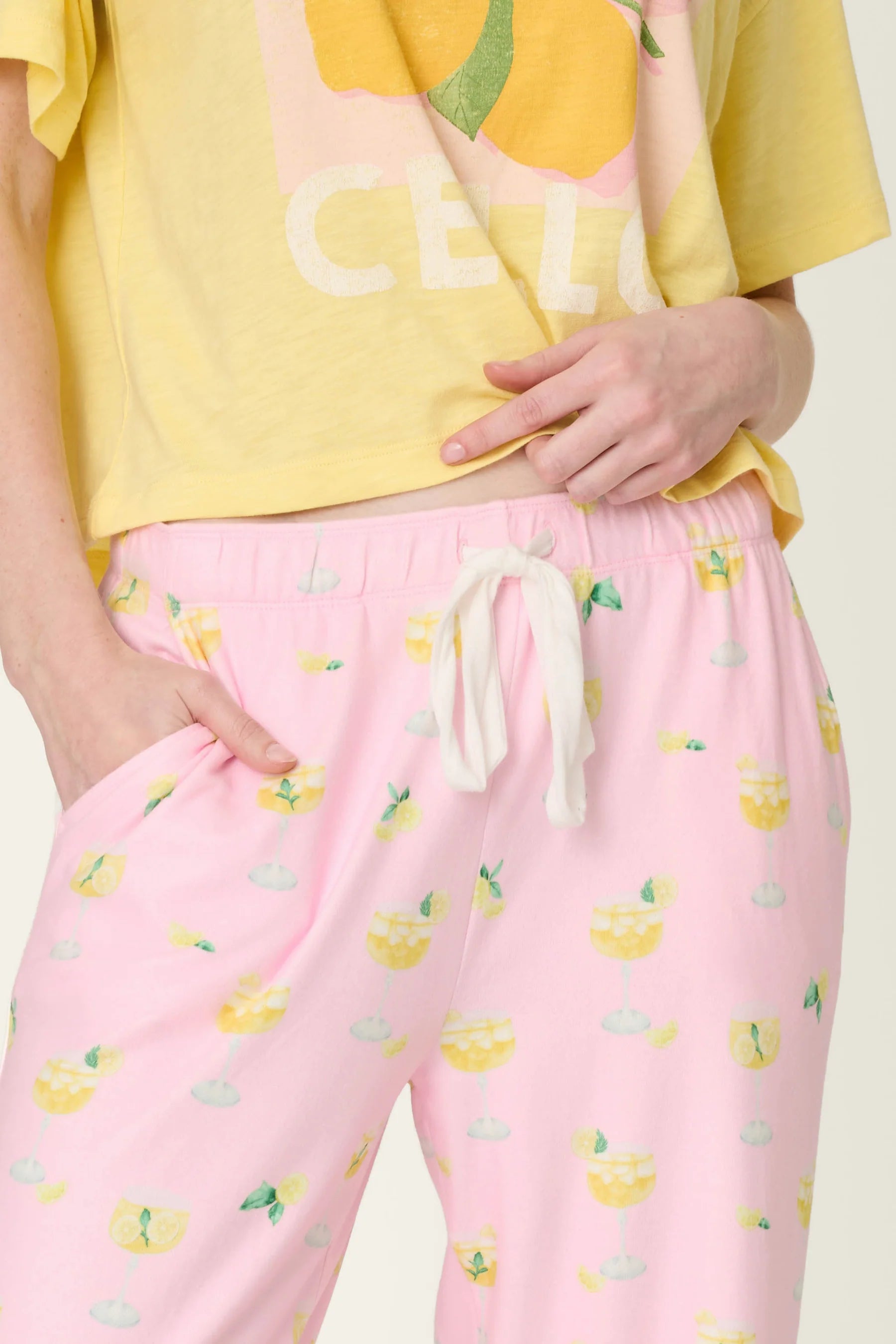 LA DOLCE SPRITZ LIMONCELLO LIFE PAJAMA PANTS
