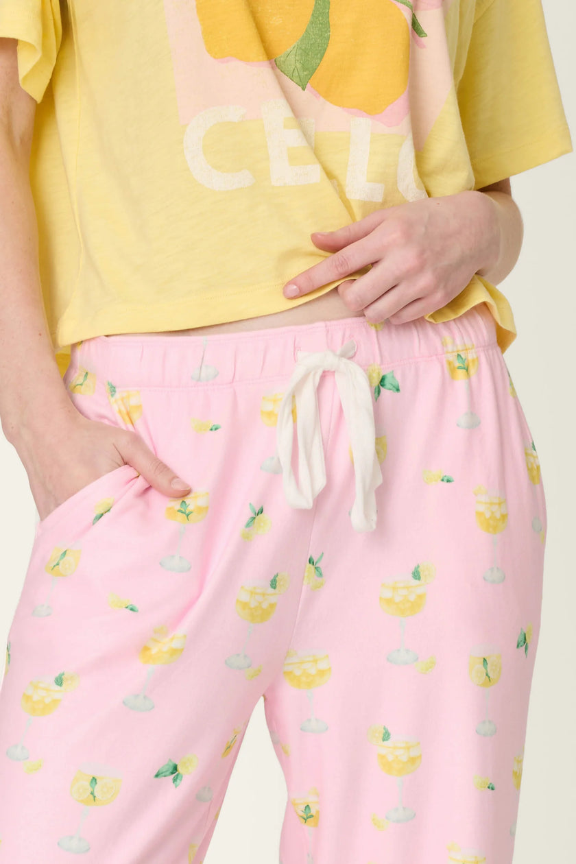 LA DOLCE SPRITZ LIMONCELLO LIFE PAJAMA PANTS