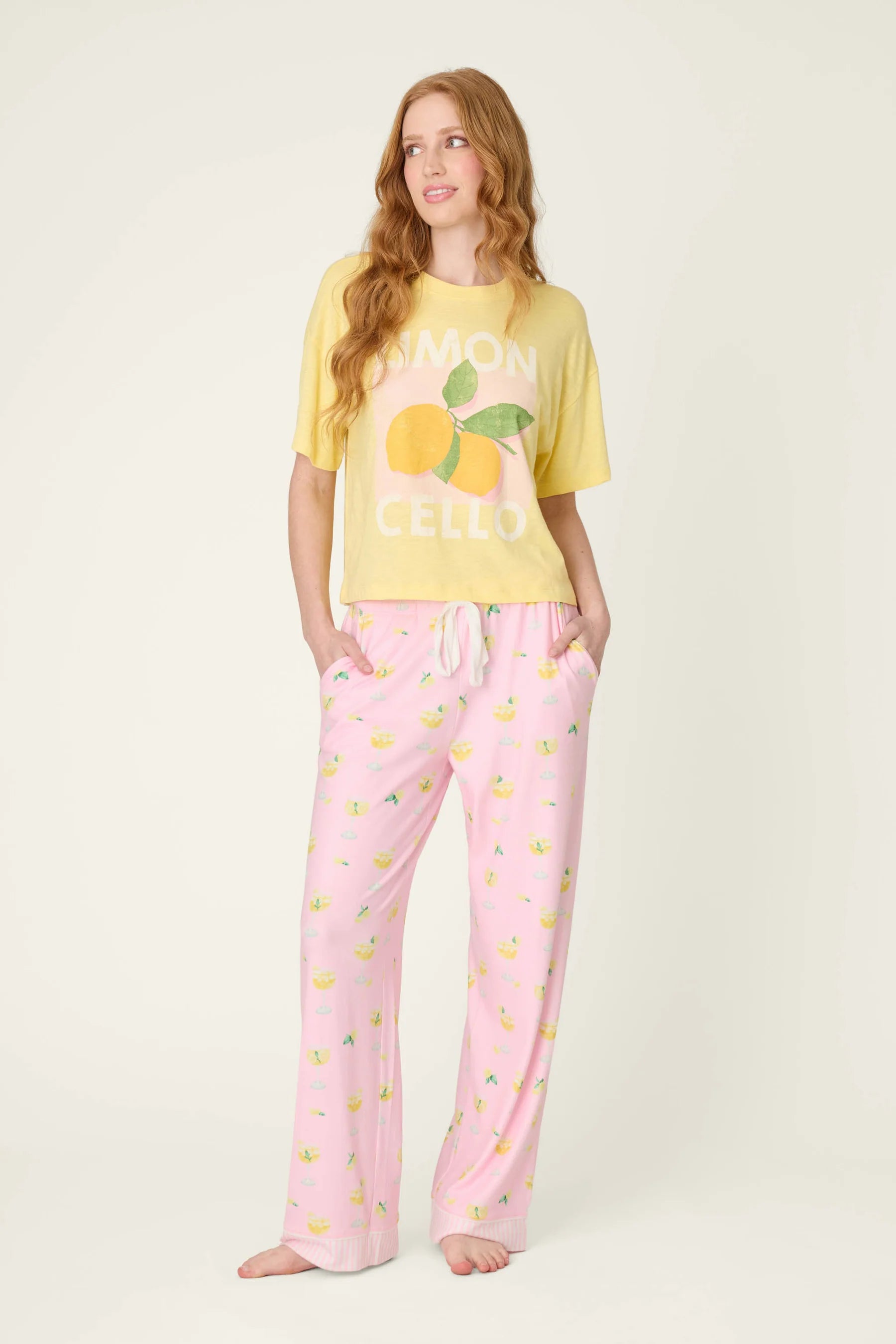 LA DOLCE SPRITZ LIMONCELLO LIFE PAJAMA PANTS