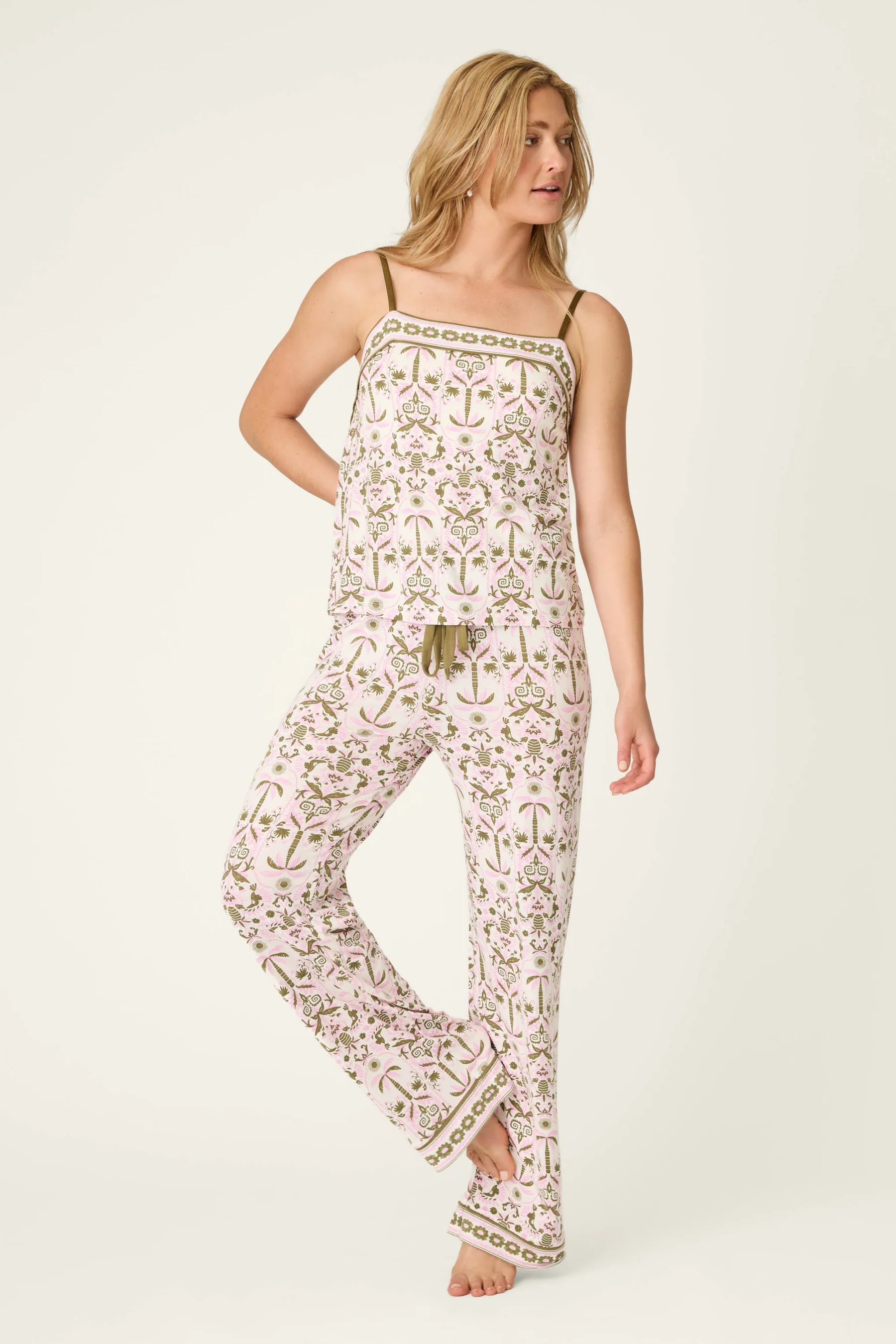 DEJA VU DREAMS PJ CAMI AND PANT SET