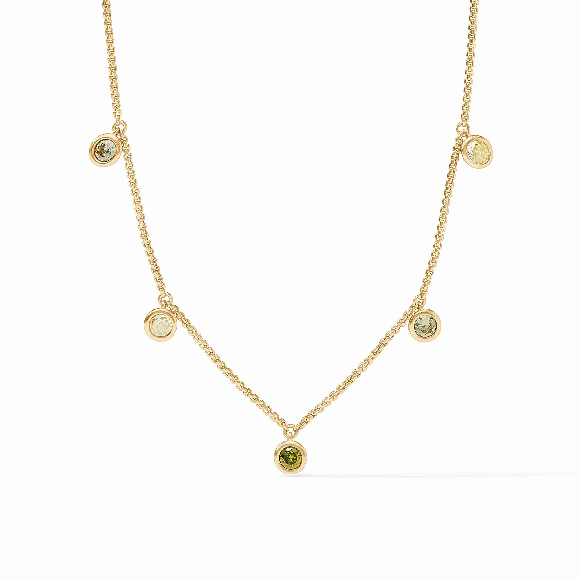 RAINBOW DELICATE CHARM NECKLACE