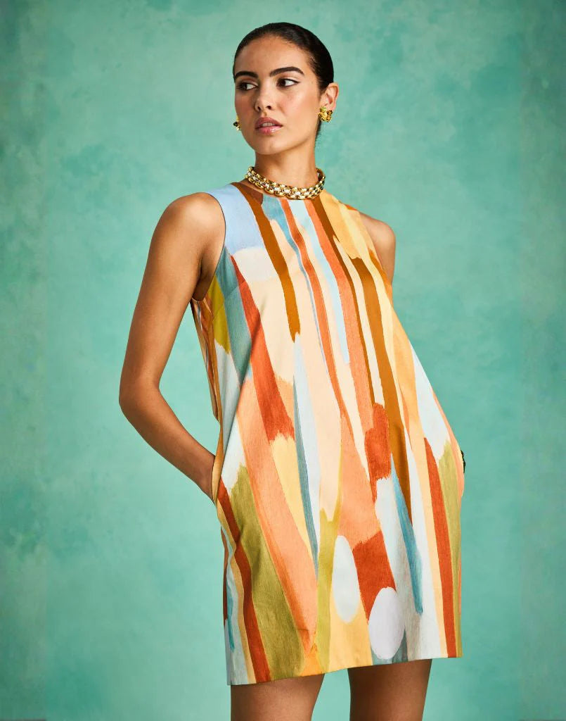 FIONA CONVERTIBLE SHIFT MINI DRESS