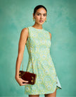 LOVERDE FIT AND FLARE MINI DRESS