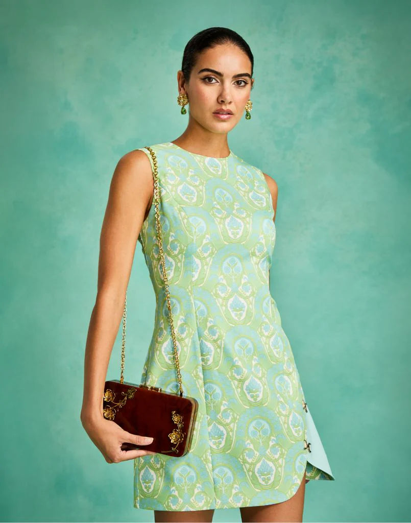 LOVERDE FIT AND FLARE MINI DRESS