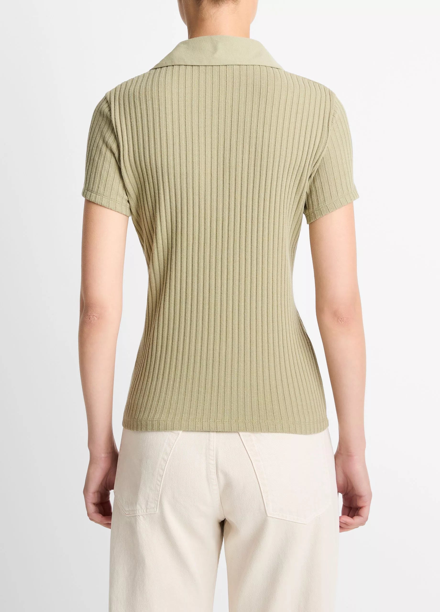 RIB SHORT SLEEVE POLO