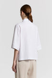 COTTON POLIN SHIRT WITH THREE QUARTER SLEEVES