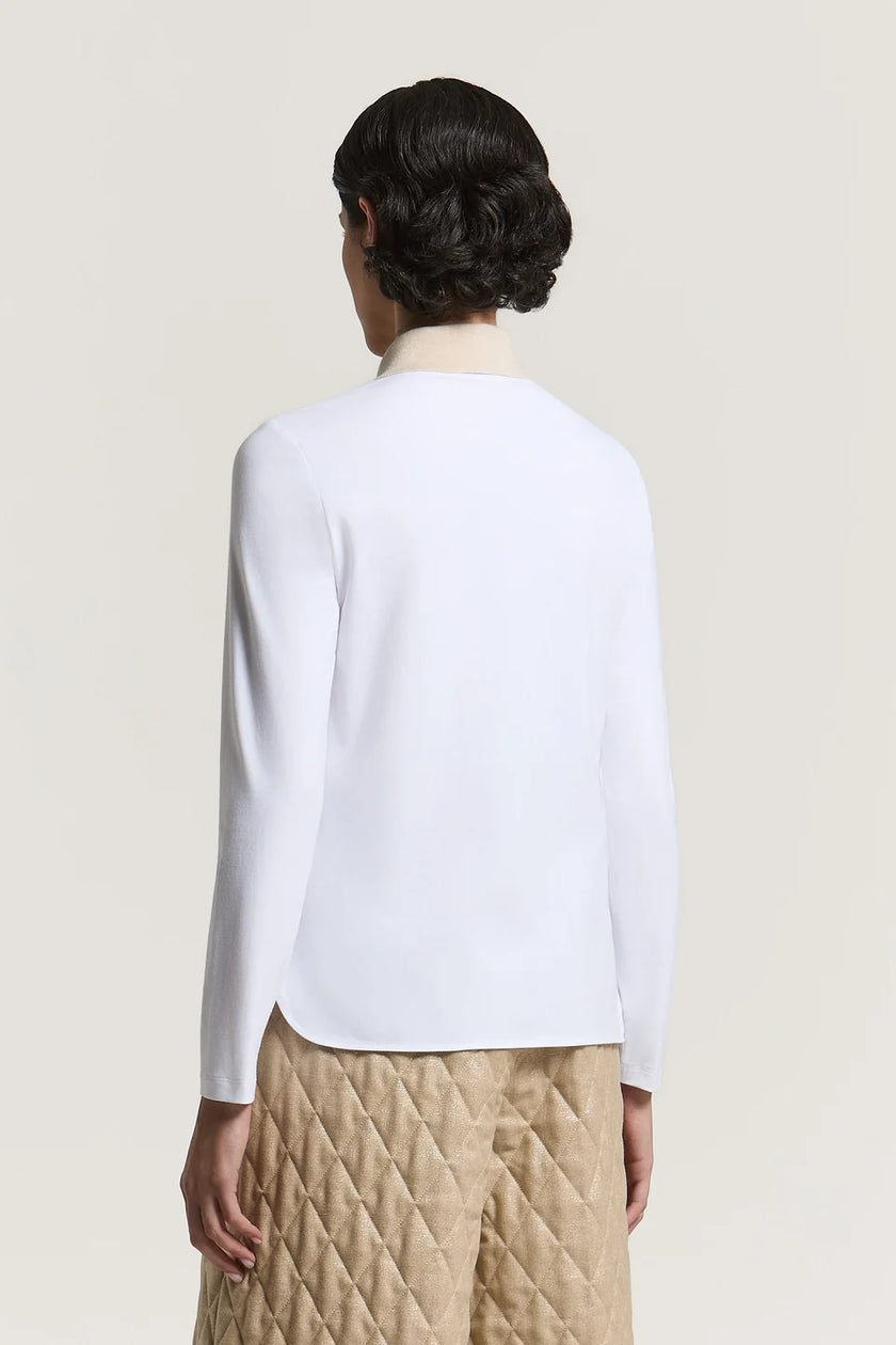 SOLID COLOR COTTON POPLIN SHIRT