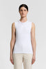 SLEEVELESS STRETCH MICRORIB JERSEY TOP