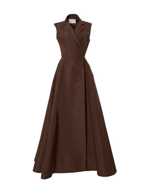 SLEEVELESS TRENCH GOWN